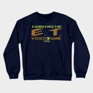 I Survived the E. T. Video Game Crewneck Sweatshirt